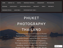 Tablet Screenshot of phuketphotographythailand.com